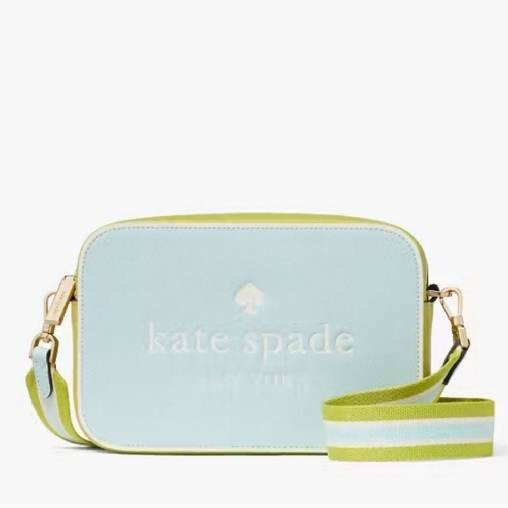 💚▪️ Kate Spade▪️ Oh Snap Colorblock Mini Camera Bag, Blue Glow Multi